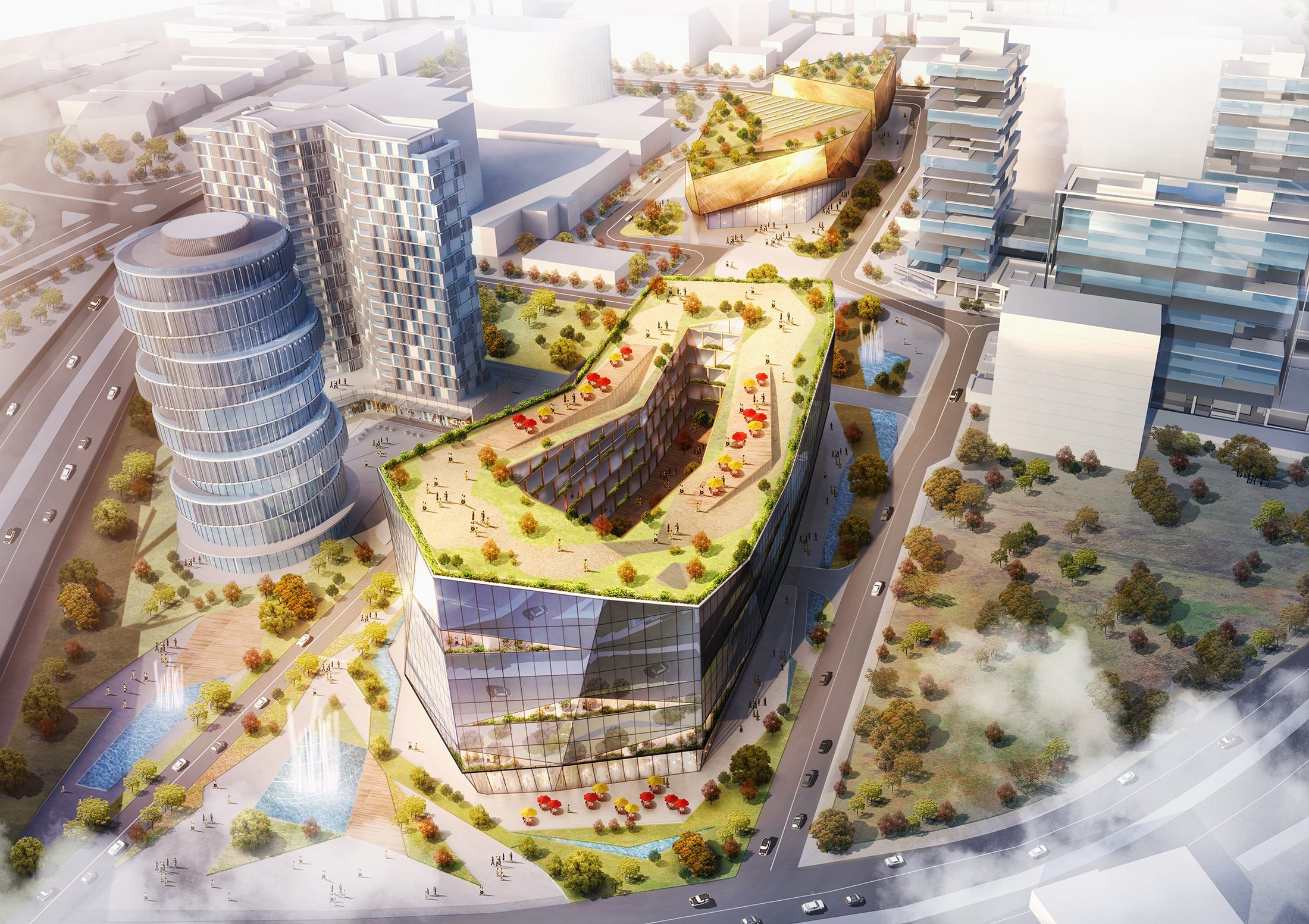 Offices and Cultural Center — view 1